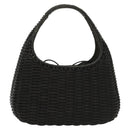 Salvatore Ferragamo Hand Bag Raffia Brown Auth 139103-3