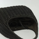 Salvatore Ferragamo Hand Bag Raffia Brown Auth 139103-6