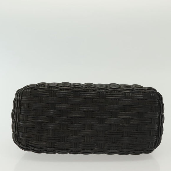 Salvatore Ferragamo Handtas Raffia Bruin Auth 139103