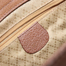 GUCCI Bamboo Hand Bag Suede 2way Brown Gold 000 123 0316 Auth 139104-18