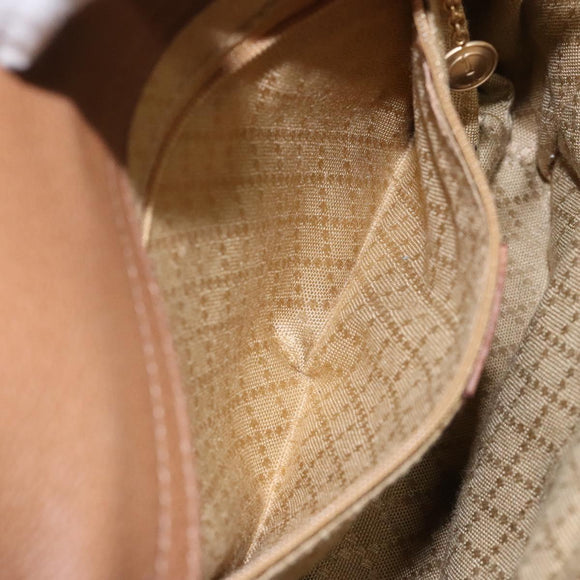 GUCCI Bamboo Hand Bag Suede 2way Brown Gold 000 123 0316 Auth 139104