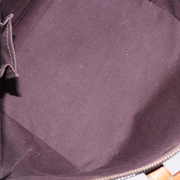 LOUIS VUITTON Monogram Vernis Bellevue PM Hand Bag Amarante M93585 Auth 139107