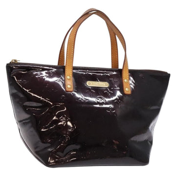 LOUIS VUITTON Monogram Vernis Bellevue PM Hand Bag Amarante M93585 Auth 139107