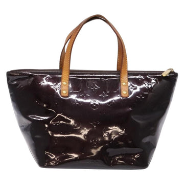 LOUIS VUITTON Monogram Vernis Bellevue PM Hand Bag Amarante M93585 Auth 139107 - 0