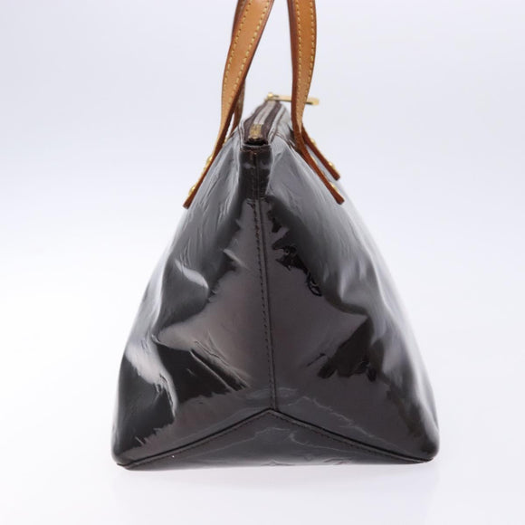 LOUIS VUITTON Monogram Vernis Bellevue PM Hand Bag Amarante M93585 Auth 139107