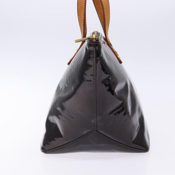 LOUIS VUITTON Monogram Vernis Bellevue PM Hand Bag Amarante M93585 Auth 139107