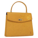 LOUIS VUITTON Epi Malesherbes Hand Bag Tassili Yellow Jonne M52379 Auth 139109-1