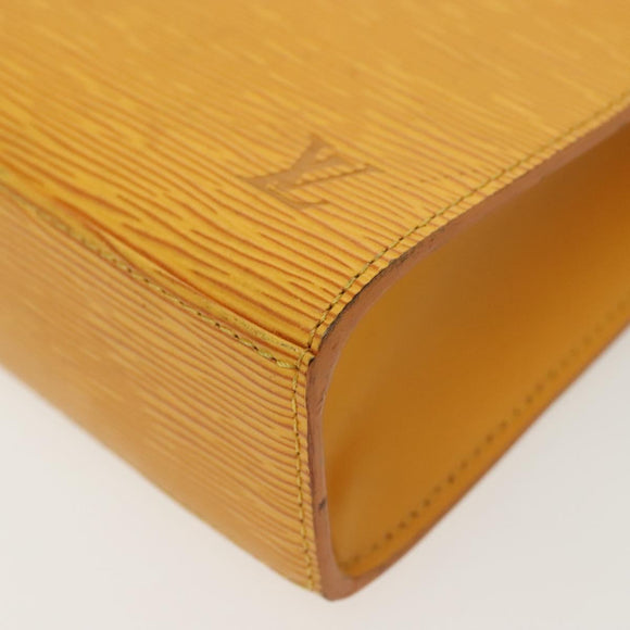 LOUIS VUITTON Epi Malesherbes Hand Bag Tassili Yellow Jonne M52379 Auth 139109