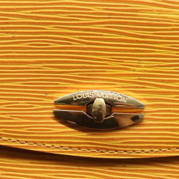 LOUIS VUITTON Epi Malesherbes Hand Bag Tassili Yellow Jonne M52379 Auth 139109