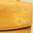 LOUIS VUITTON Epi Malesherbes Hand Bag Tassili Yellow Jonne M52379 Auth 139109-9