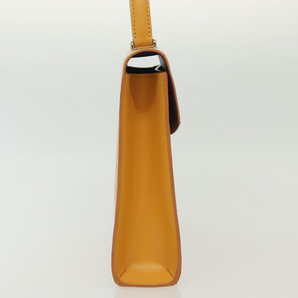 LOUIS VUITTON Epi Malesherbes Hand Bag Tassili Yellow Jonne M52379 Auth 139109