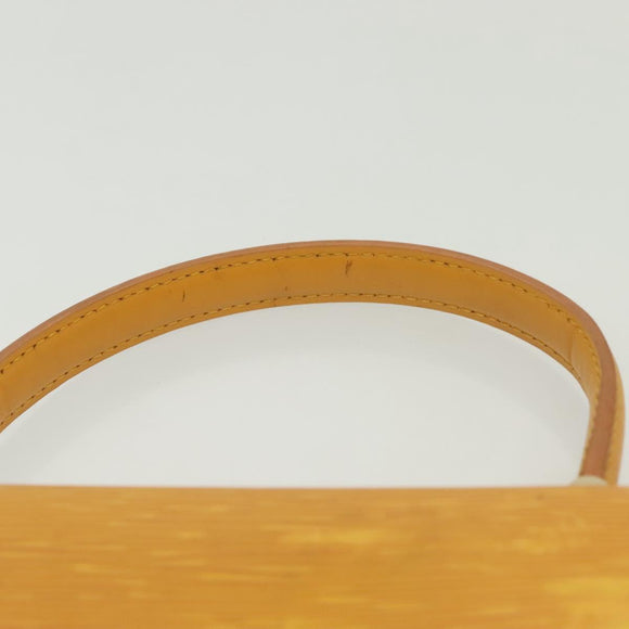 LOUIS VUITTON Epi Malesherbes Hand Bag Tassili Yellow Jonne M52379 Auth 139109