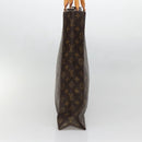 LOUIS VUITTON Monogram Sac Plat Hand Bag M51140 LV Auth 139114-4