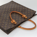 LOUIS VUITTON Monogram Sac Plat Hand Bag M51140 LV Auth 139114-6