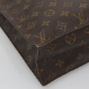 LOUIS VUITTON Monogram Sac Plat Hand Bag M51140 LV Auth 139115-14