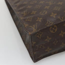 LOUIS VUITTON Monogram Sac Plat Hand Bag M51140 LV Auth 139115-16