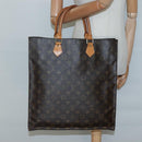 LOUIS VUITTON Monogram Sac Plat Hand Bag M51140 LV Auth 139115-19
