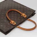 LOUIS VUITTON Monogram Sac Plat Hand Bag M51140 LV Auth 139115-6