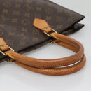 LOUIS VUITTON Monogram Sac Plat Hand Bag M51140 LV Auth 139115-7