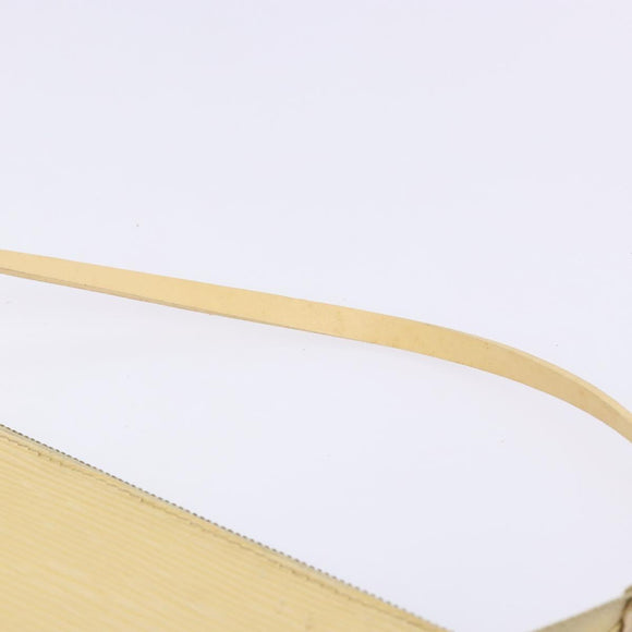 LOUIS VUITTON Epi Pochette Accessoires Pouch Vanilla M5294A LV Auth 139123