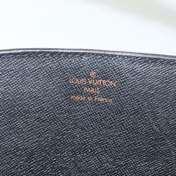 LOUIS VUITTON Epi Bicolor Varenne Hand Bag Black Red M52387 LV Auth 139124