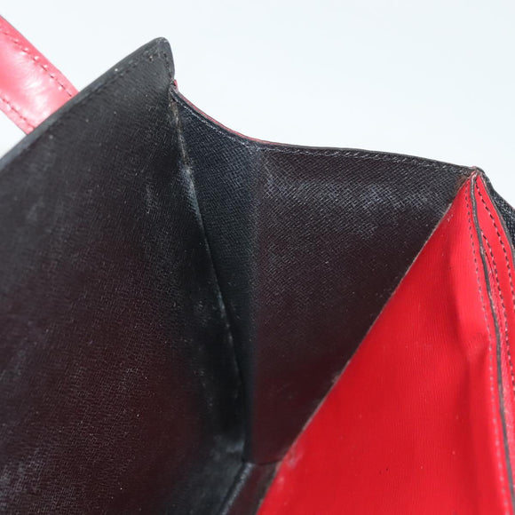 LOUIS VUITTON Epi Bicolor Varenne Hand Bag Black Red M52387 LV Auth 139124