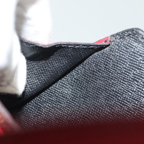 LOUIS VUITTON Epi Bicolor Varenne Hand Bag Black Red M52387 LV Auth 139124