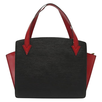 LOUIS VUITTON Epi Bicolor Varenne Hand Bag Black Red M52387 LV Auth 139124 - 0
