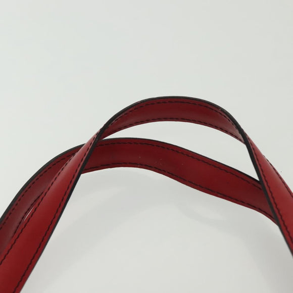 LOUIS VUITTON Epi Bicolor Varenne Hand Bag Black Red M52387 LV Auth 139124