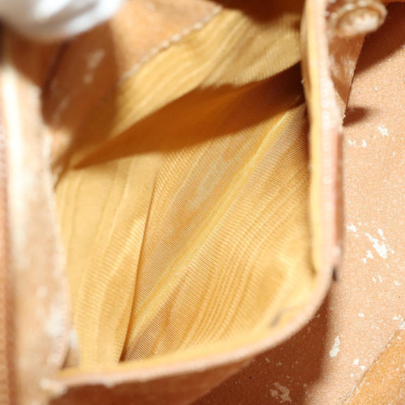 GUCCI Bamboo Hand Bag Leather 2way Brown Gold 000 122 0290 Auth 139126