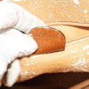 GUCCI Bamboo Hand Bag Leather 2way Brown Gold 000 122 0290 Auth 139126-12