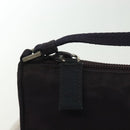 PRADA Accessory Pouch Nylon Purple Silver Auth 139135-9