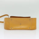 GUCCI Hand Bag Leather 2way Beige Silver 000 2058 03075 Auth 139141-5