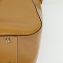 GUCCI Hand Bag Leather 2way Beige Silver 000 2058 03075 Auth 139141-18