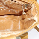 GUCCI Hand Bag Leather 2way Beige Silver 000 2058 03075 Auth 139141-20