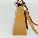 GUCCI Hand Bag Leather 2way Beige Silver 000 2058 03075 Auth 139141-3