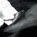 GUCCI Bamboo Shoulder Bag Leather 2way Black Gold 001 1998 1577 Auth 139142-12