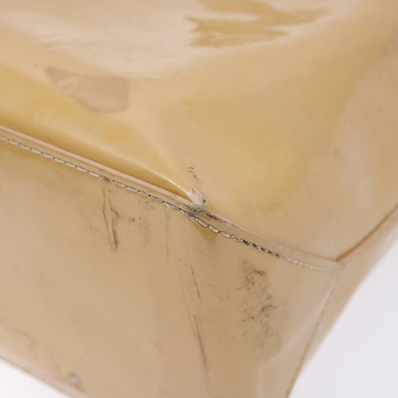 LOUIS VUITTON Vernis Wilshire PM Hand Bag Rose Flow Lantern M91642 Auth 139144