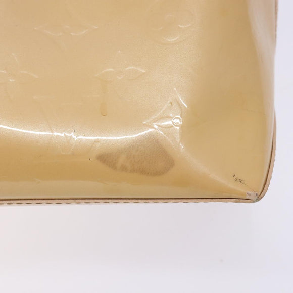 LOUIS VUITTON Vernis Wilshire PM Hand Bag Rose Flow Lantern M91642 Auth 139144