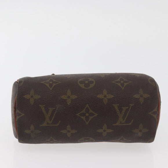 LOUIS VUITTON Monogram Mini Speedy Hand Bag M41534 LV Auth 139147