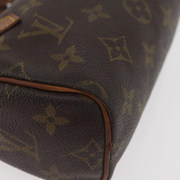 LOUIS VUITTON Monogram Mini Speedy Hand Bag M41534 LV Auth 139147