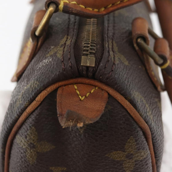 LOUIS VUITTON Monogram Mini Speedy Hand Bag M41534 LV Auth 139147