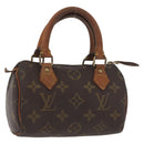LOUIS VUITTON Monogram Mini Speedy Hand Bag M41534 LV Auth 139147-1