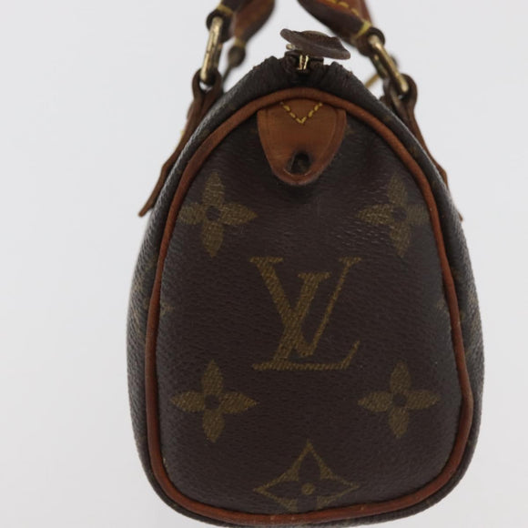 LOUIS VUITTON Monogram Mini Speedy Hand Bag M41534 LV Auth 139147