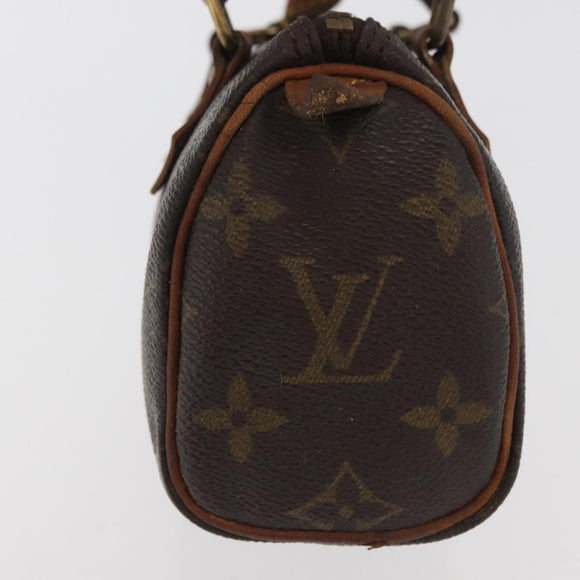LOUIS VUITTON Monogram Mini Speedy Hand Bag M41534 LV Auth 139147
