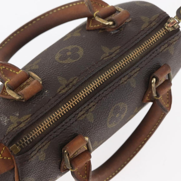 LOUIS VUITTON Monogram Mini Speedy Hand Bag M41534 LV Auth 139147