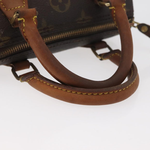 LOUIS VUITTON Monogram Mini Speedy Hand Bag M41534 LV Auth 139147
