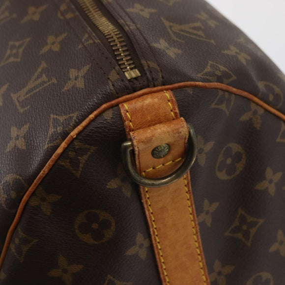 LOUIS VUITTON Monogram Keepall Bandouliere 55 Boston Bag M41414 LV Auth 139148