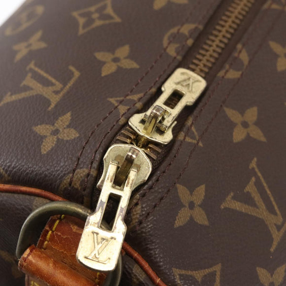 LOUIS VUITTON Monogram Keepall Bandouliere 55 Boston Bag M41414 LV Auth 139148