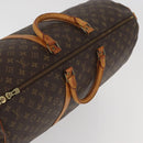 LOUIS VUITTON Monogram Keepall Bandouliere 55 Boston Bag M41414 LV Auth 139148-7